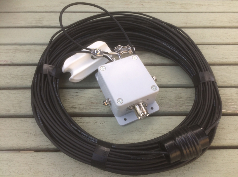 End Fed 80 10 meters HF Multi Band Antenna 100 watts unun